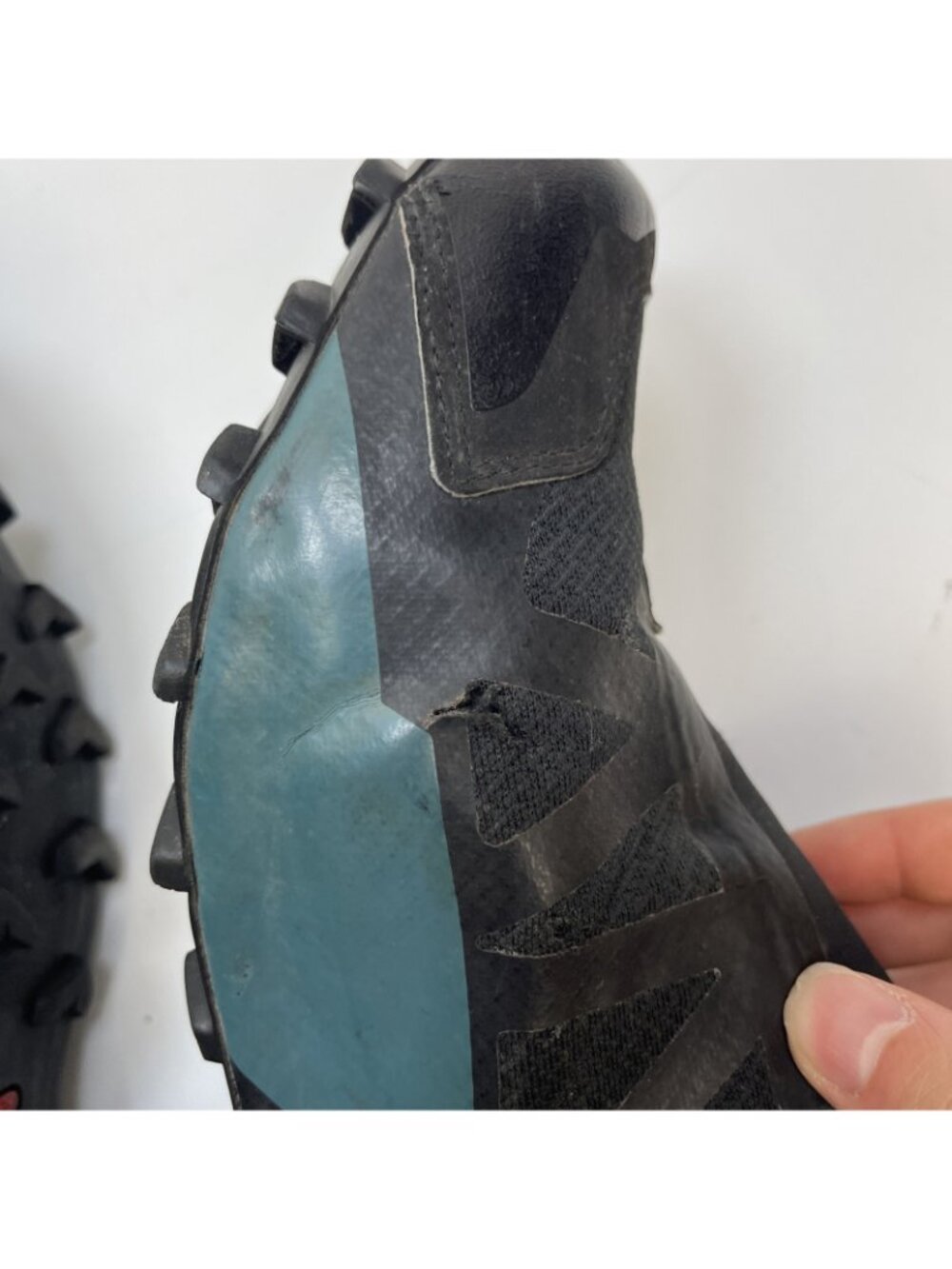 Salomon Snowcross 2 Running Shoes Mens 12 Blue Outdoor Athletic Trail Shoes Read - Picture 9 of 14